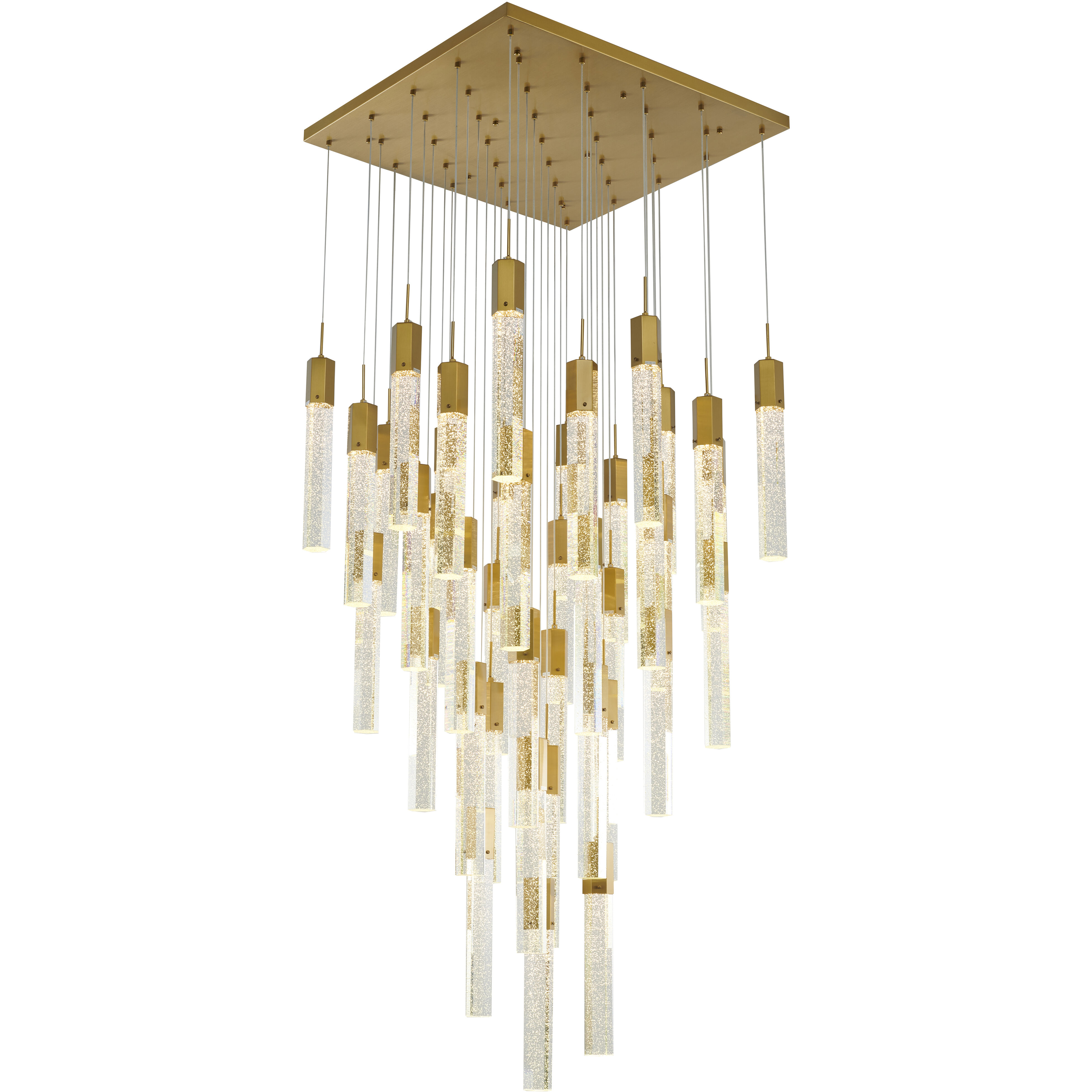 Canada 41 Light 35.4 inch Gold Chandelier Ceiling Light